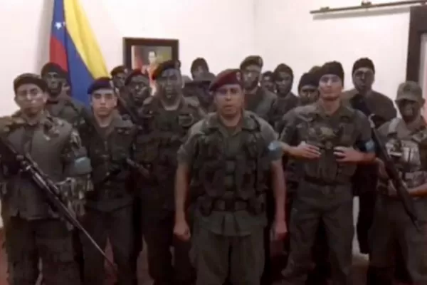 El Ejército venezolano controló una asonada militar