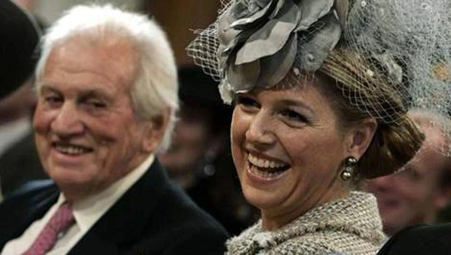 Jorge Zorreguieta, en una foto junto a su hija, la reina Máxima de Holanda. ARCHIVO LA GACETA