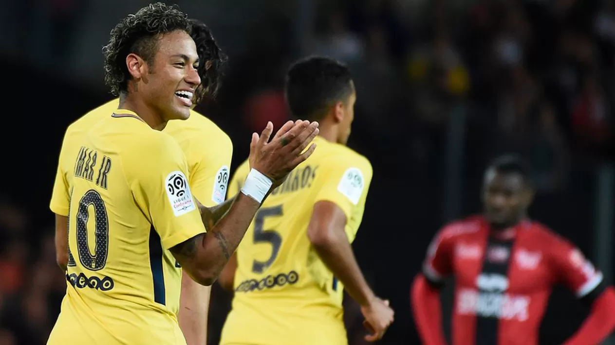 GRAN DEBUT. Neymar marcó un gol para PSG (FOTO TOMADA DE TWITTER)
