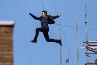 Videos: Tom Cruise se accidentó durante el rodaje de una escena de riesgo