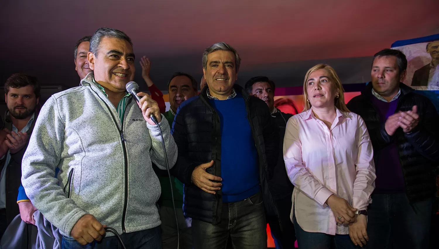 Alfaro festejó los resultados obtenidos en la capital. LA GACETA / FOTO DE JORGE OLMOS SGROSSO