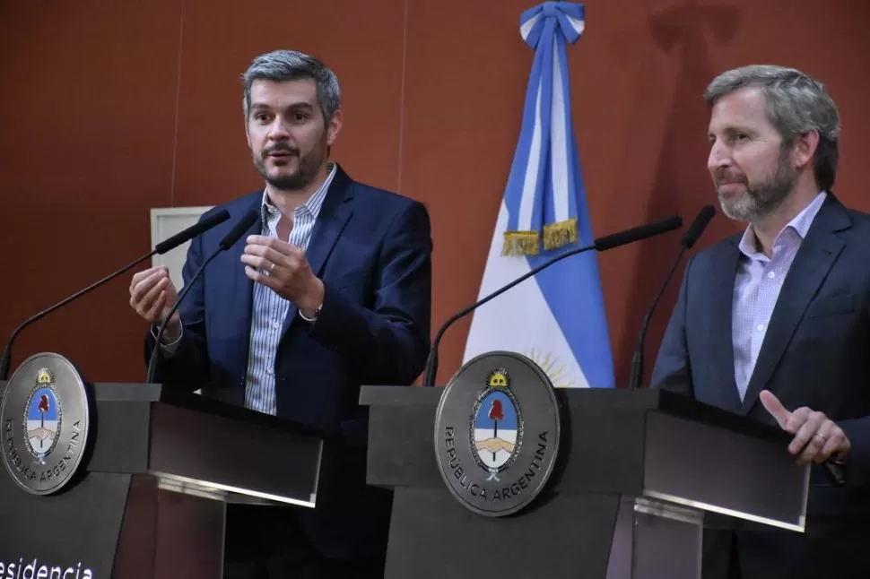 LO QUE VIENE. Peña y Frigerio hablaron de la reforma educativa y laboral, del Presupuesto y de la Coparticipación. dyn