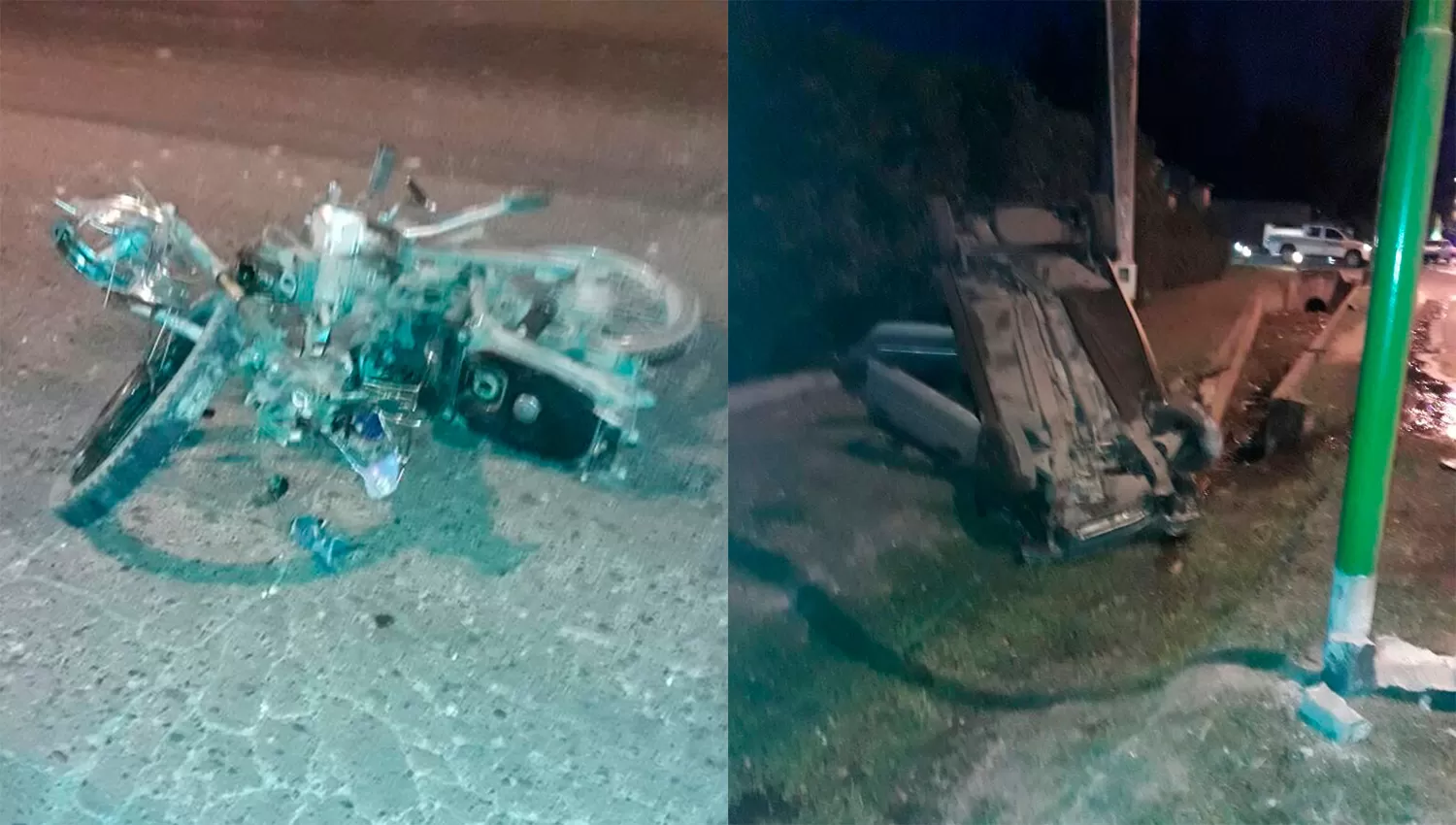 Madrugada fatal: un motociclista murió tras chocar en Tafí Viejo