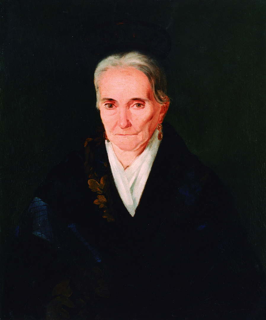 ÁGUEDA TEJERINA DE POSSE. La madre de Francisco Posse, retratada en un óleo de Amadeo Gras. 