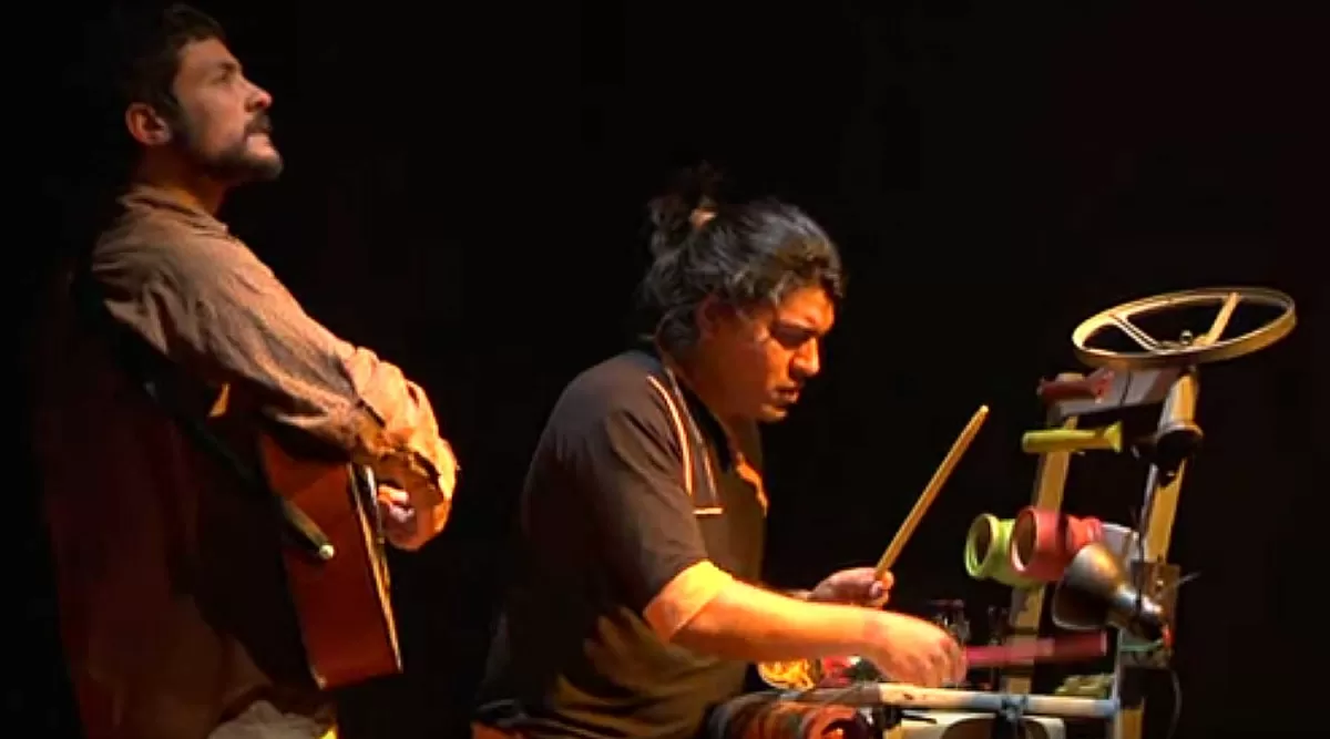 AMIGOS ARTISTAS. Mario Ramírez y Roberto López en “Amor de músico”.