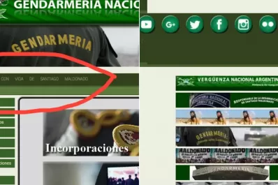 Hackearon la web de Gendarmería y reclamaron la aparición con vida de Santiago Maldonado