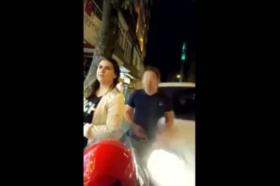 Impactante: transmitía en vivo y grabó cuando lo atropellaron