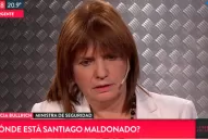 Caso Maldonado: los polémicos dichos de Bullrich y el pedido de Frank Underwood