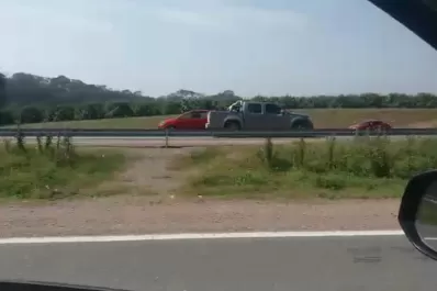 Video: quedó detenido el hombre que provocó pánico en la autopista a El Cadillal