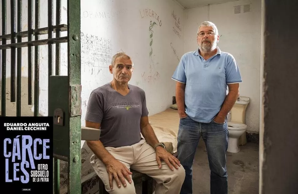 LOS AUTORES. Anguita y Cecchini amplifican la voz de algunos detenidos para demostrar que el problema del sistema penitenciario no sólo es edilicio. 