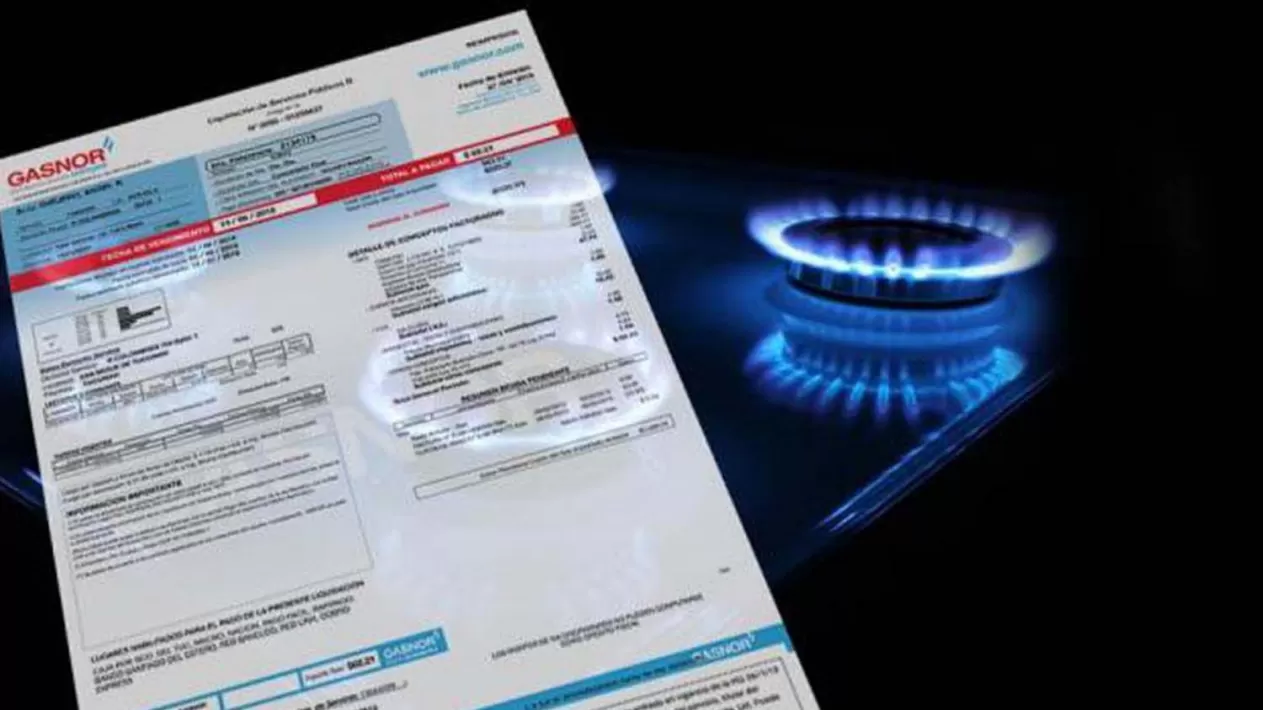 Boleta del servicio de gas. FOTO DE ARCHIVO.