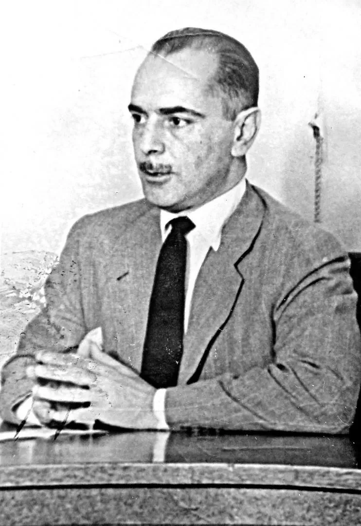 CARLOS COSSIO. El destacado tucumano, filósofo del Derecho, en una fotografía de 1949. 