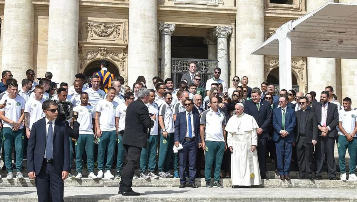 El Papa Francisco recibió a los jugadores del Chapecoense, Foto tomada de LANACION.COM,AR