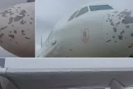 Los audios del piloto en el momento en que el granizo golpeaba el avión que iba a Termas