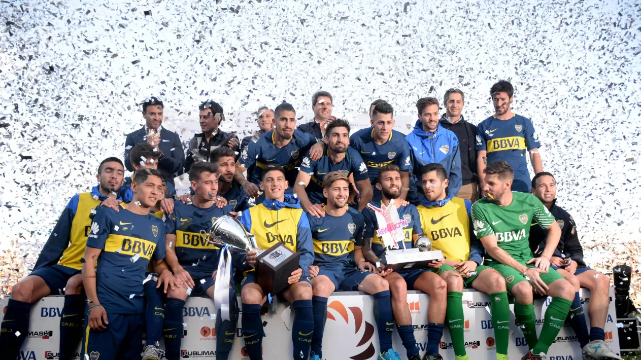 Con un gol de Junior Benítez, Boca ganó la versión cuyana del Superclásico