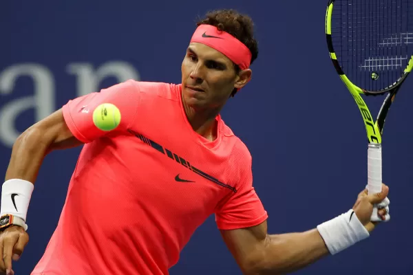 Nadal pasó fácilmente a semis del US Open y espera por Del Potro o Federer