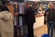 Sorprenden a Bergman volviendo de Chile con dos televisores LCD