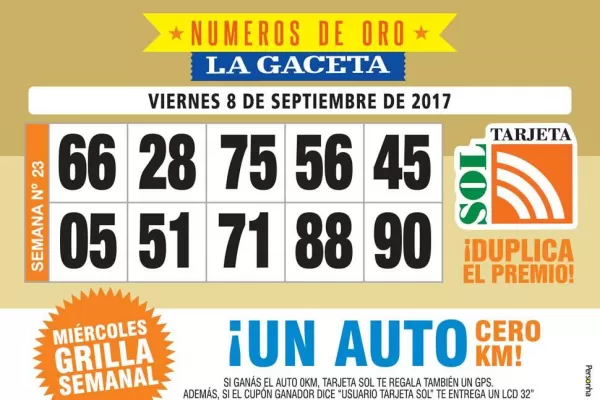Los Números de Oro de LA GACETA
