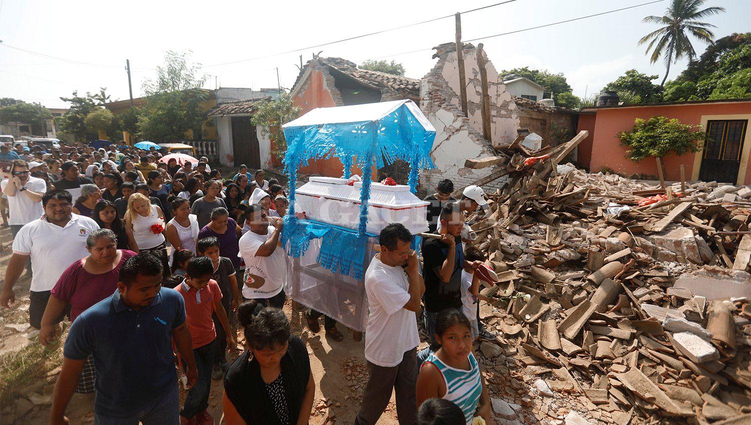 DESASTRE. El terremoto causó estragos en el sur de México. REUTERS