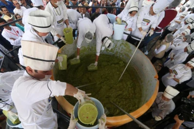 Récord Guinness: tres toneladas de guacamole