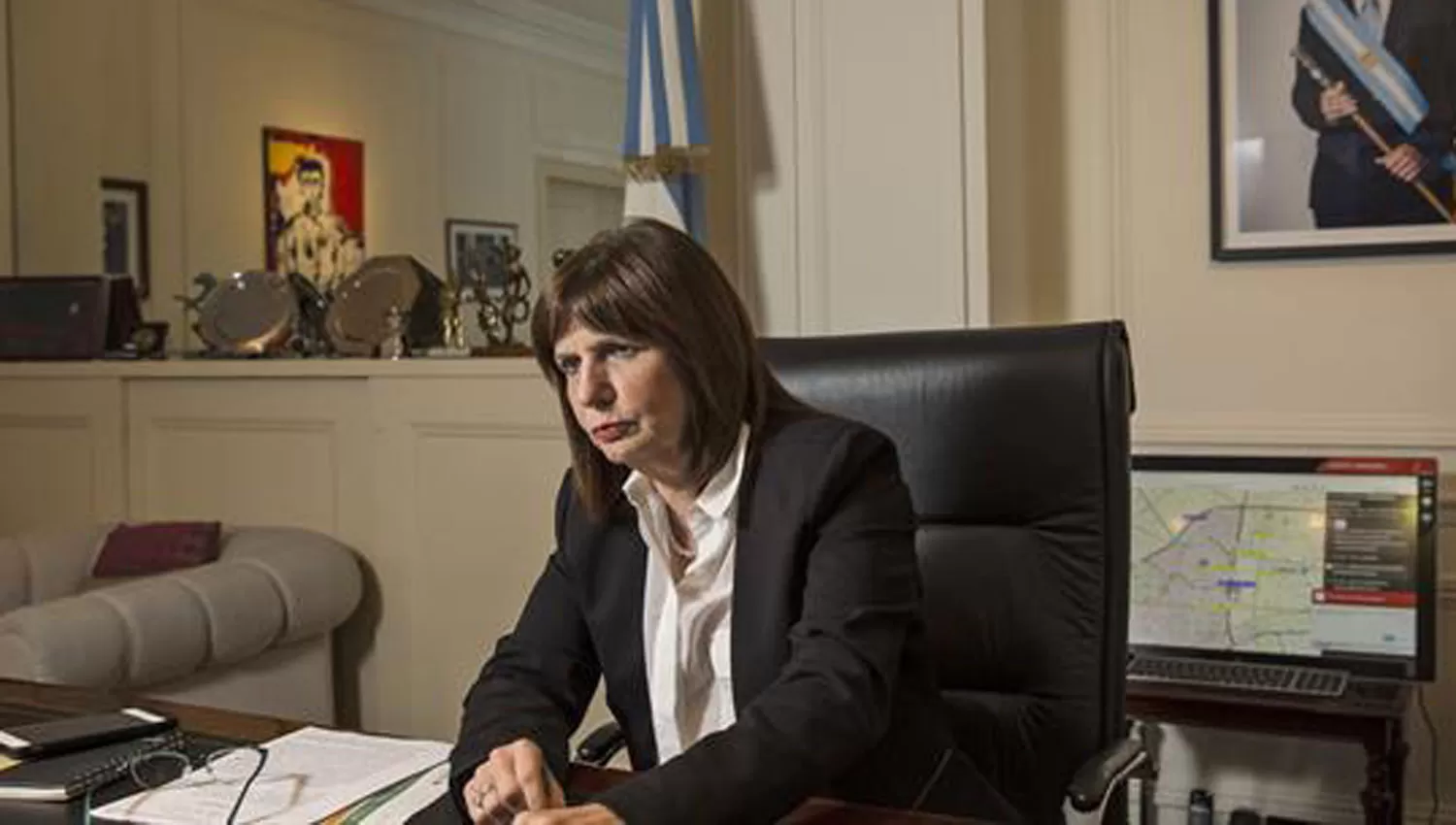 PATRICIA BULLRICH. Ministra de Seguridad de la Nación. FOTO TOMADA DE LA NACIÓN