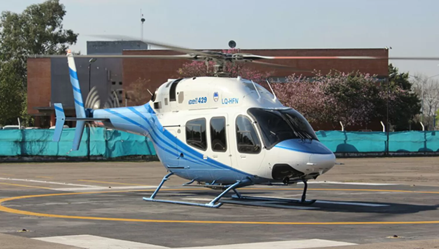 Helicóptero de la Provincia. IMAGEN TOMADA DE COMUNICACIONTUCUMAN.GOB.AR. 