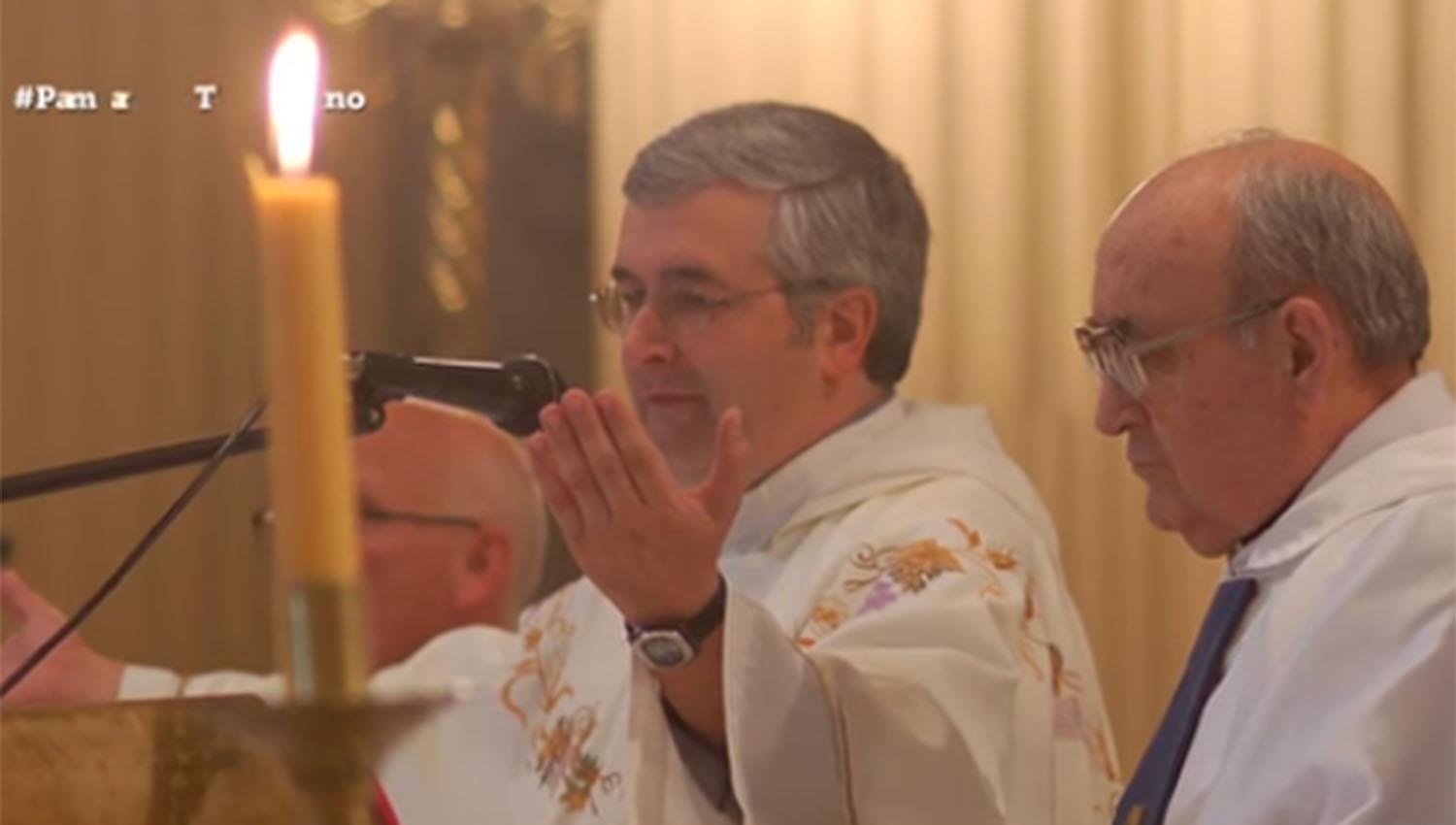 El nuevo arzobispo de Tucumán, Carlos Sánchez. CAPTURA DE VIDEO