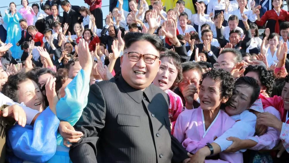 EL NORCOREANO. La propaganda de Kim Jong-un arremete contra “el sanguinario Estados Unidos”. 