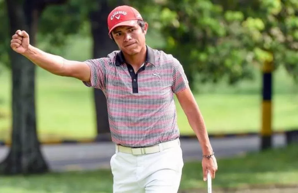 TIENE CRÉDITO. Augusto Núñez inicia su ronda a las 12.18. foto de Golf Channel Latin America