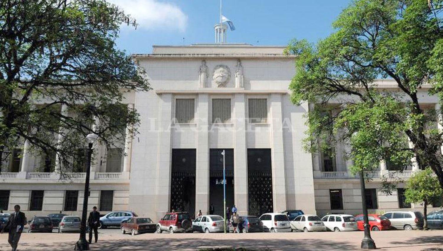 TRIBUNALES. La sede de la Corte Suprema de Justicia de Tucumán. ARCHIVO