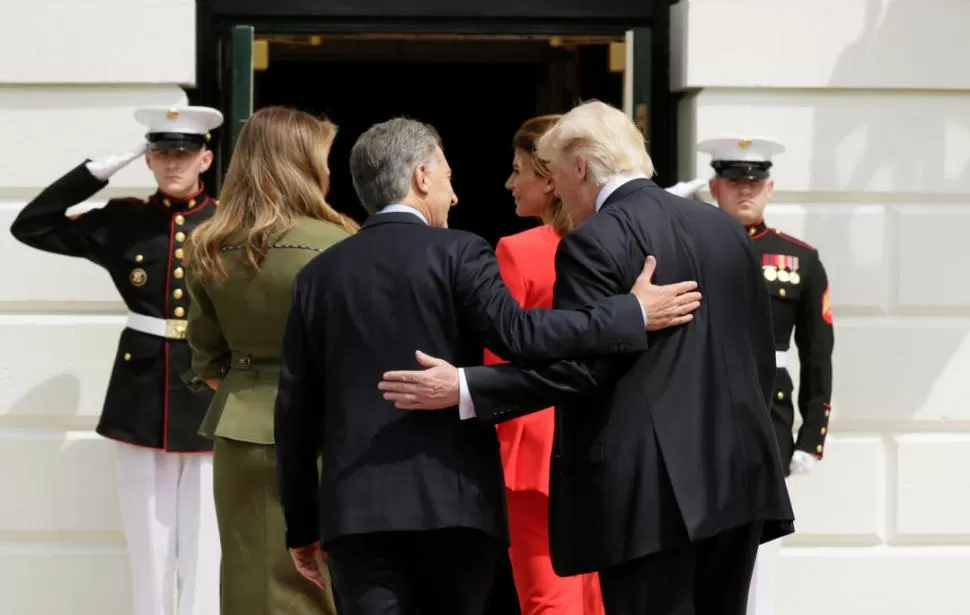 ERA EN ABRIL. Donald Trump había recibido a Macri en la Casa Blanca. REUTER (archivo)
