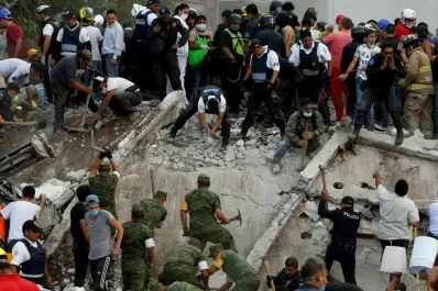 Mirá las fotos más impactantes de México después del terremoto