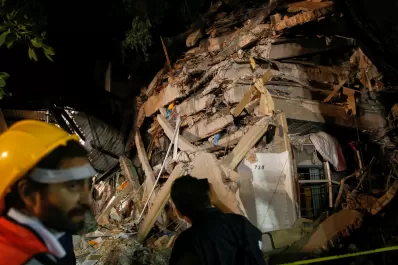 Las 10 fotos más impactantes del terremoto en México