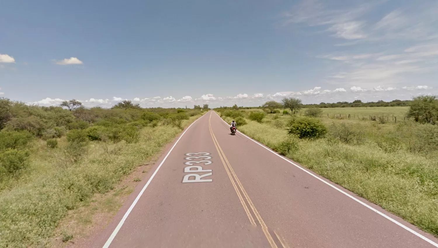 Un motociclista murió en un choque en la ruta 308, al límite con Santiago del Estero
