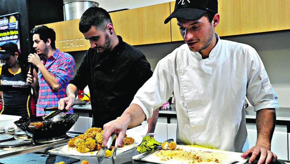 La cocina “en vivo” es una de las principales atracciones de la Expo