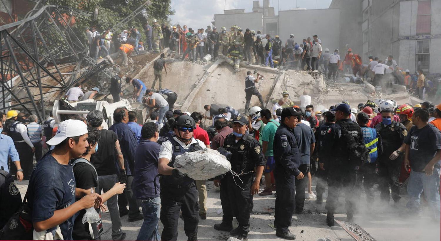 SISMO. Terremoto en México. FOTO TOMADA DE EL CONFIDENCIAL. 
