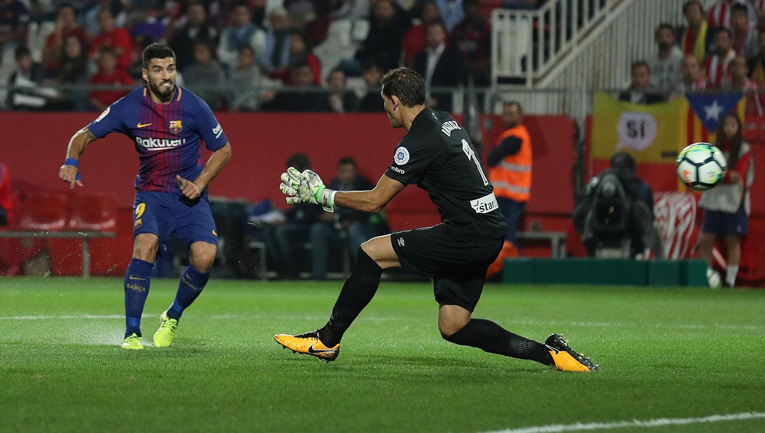Luis Suárez se estrenó con el gol en esta temporada de la Liga española.
REUTERS