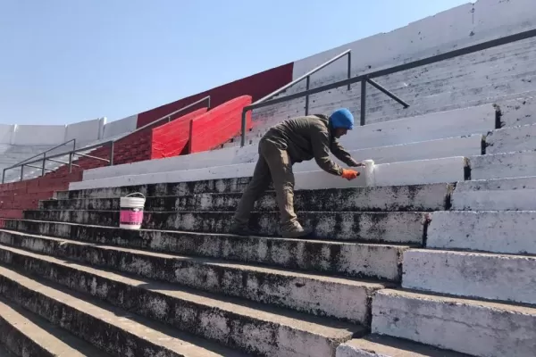 El estadio de San Martín crece un poco todos los días