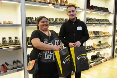 Compró zapatillas en Sportsman