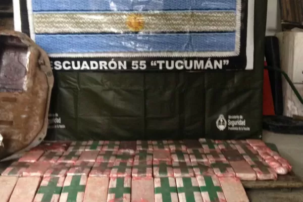 Detienen en Tucumán a un gendarme y a su pareja con 40 kilos de cocaína