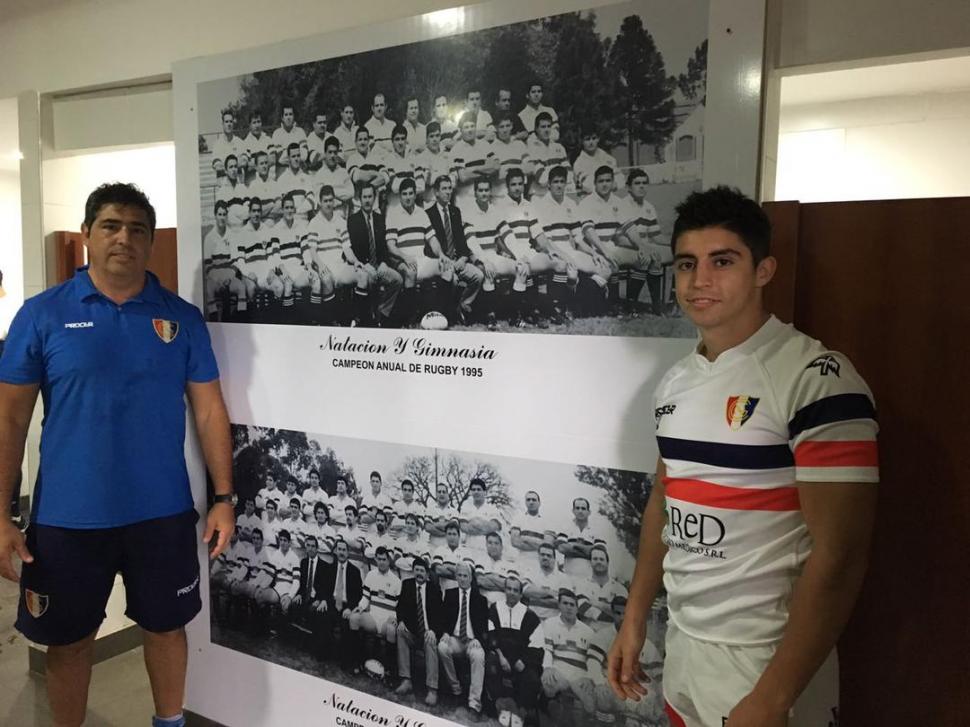 CARIÑO Y RESPETO. Matías Bascary, junto a su padre y entrenador, Pablo. fotos de pablo bascary