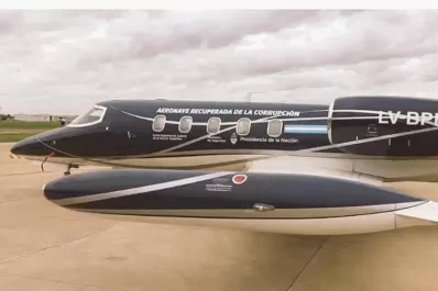 Aeronave de Báez pasó a la Federal