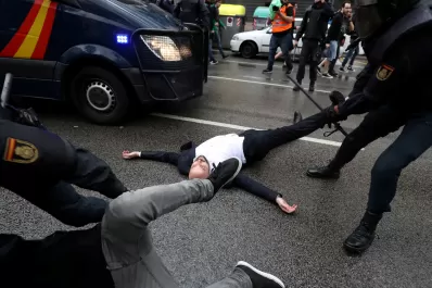 Hubo 750 heridos por la represión policial durante el referéndum por la independencia de Cataluña