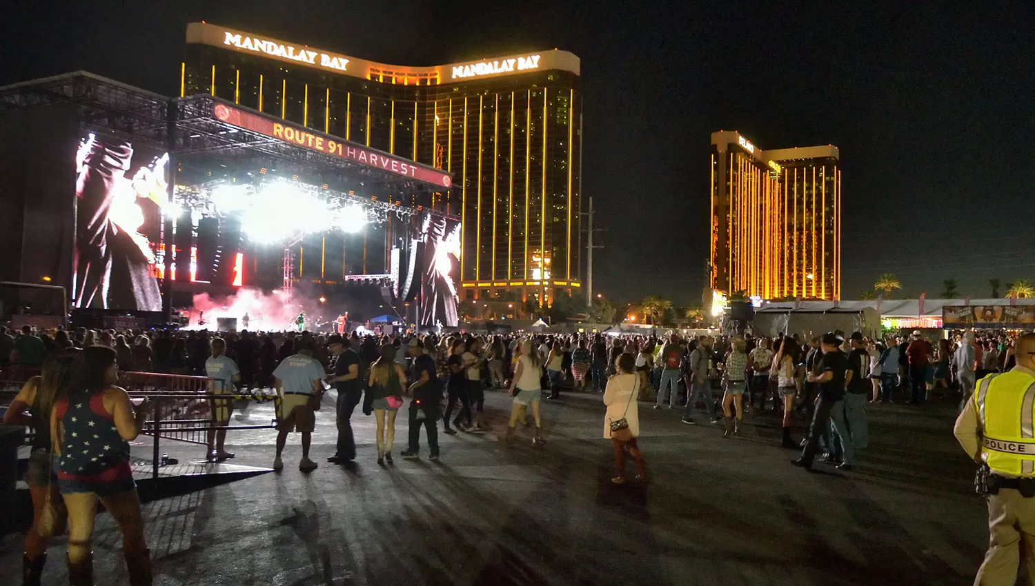 EL LUGAR DEL HECHO. La masacre ocurrió en Las Vegas. REUTERS