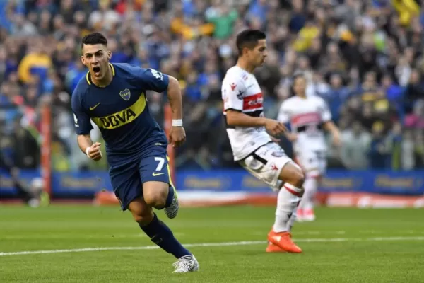 Un gol a los 3’ le bastó a Boca para blindar la cima