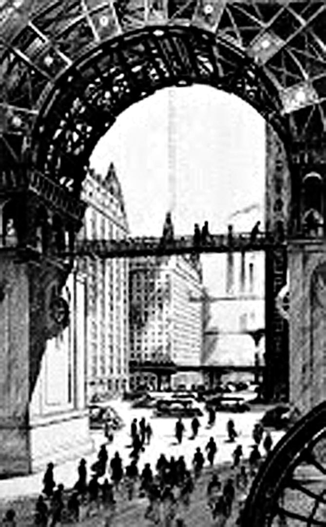 PARÍS EN EL SIGLO XX. El escritor francés Julio Verne también tuvo su visión de como sería la capital gala hacia la década de 1960. 