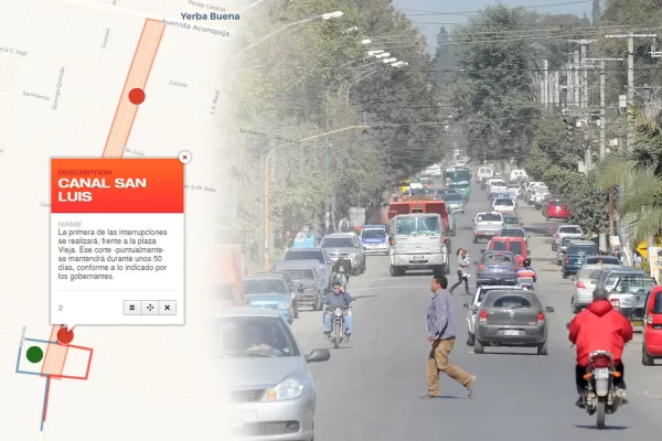 Mapa interactivo: arrancan los cortes en la Solano Vera, cuánto durarán y cómo serán los desvíos