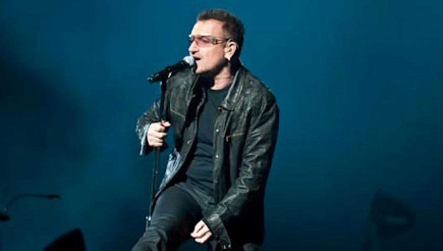 Bono, líder de la banda U2. FOTO DE ARCHIVO. 