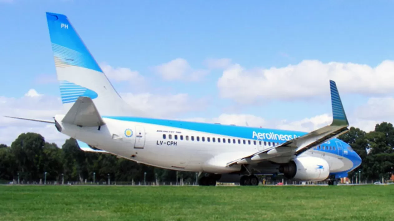 Avión de Aerolíneas Argentinas. FOTO DE ARCHIVO. 