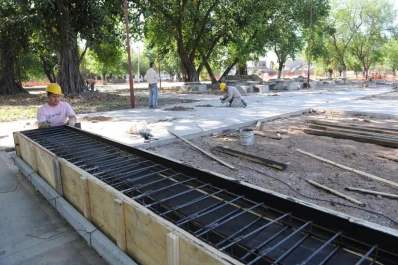 La ex “Villa Piolín” se transforma en una plaza que estará lista en marzo